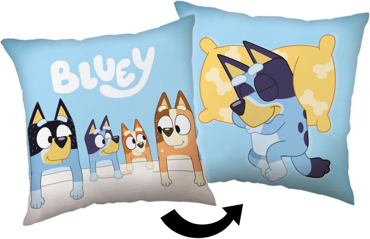 Coussin réversible Bluey & Bingo